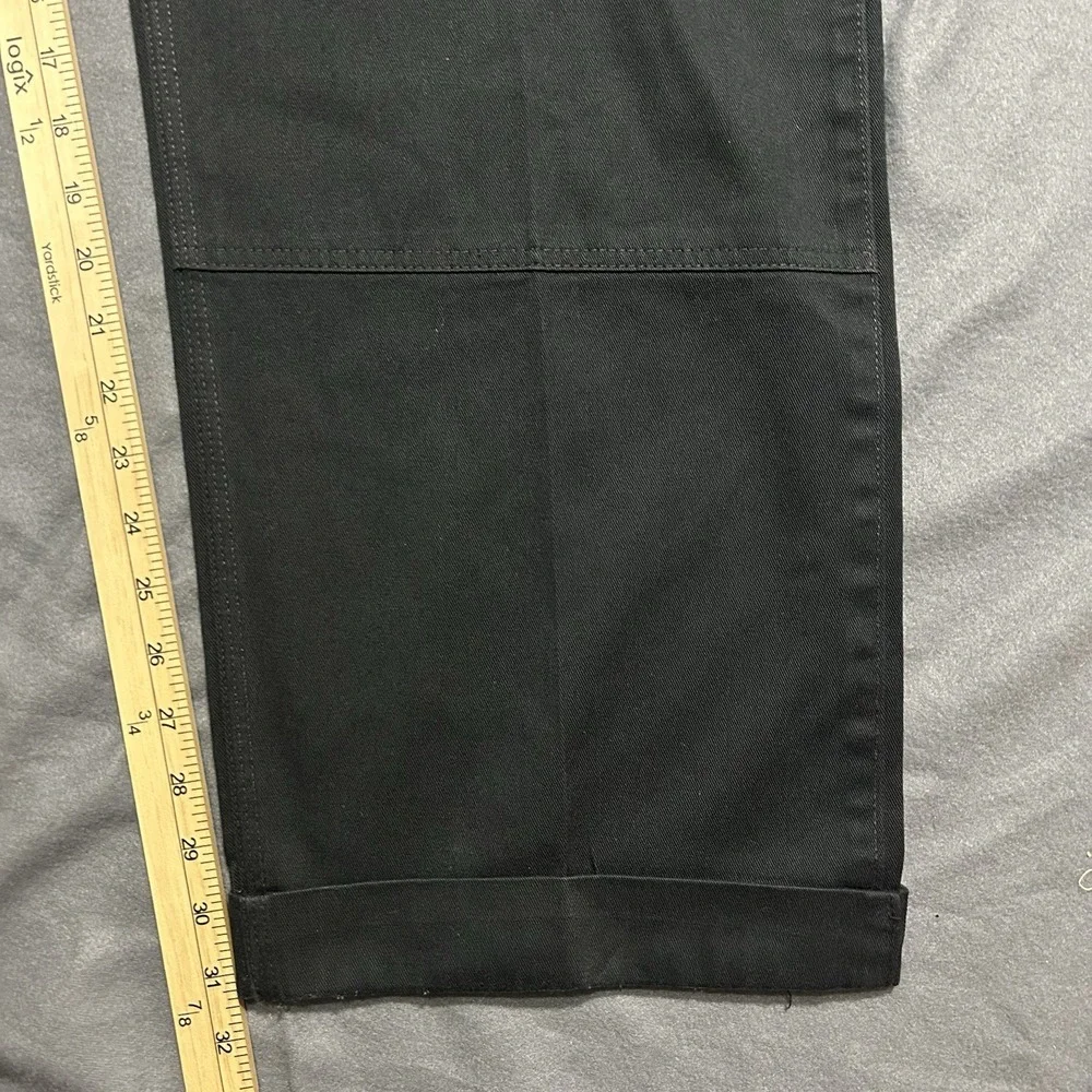 Carhartt B316 Black Carpenter Twill Work Pants Mens Size 42x34 Khaki Double Knee
